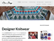 Tablet Screenshot of clareknitwear.co.uk